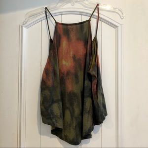 Watermelon green and red color halter tank